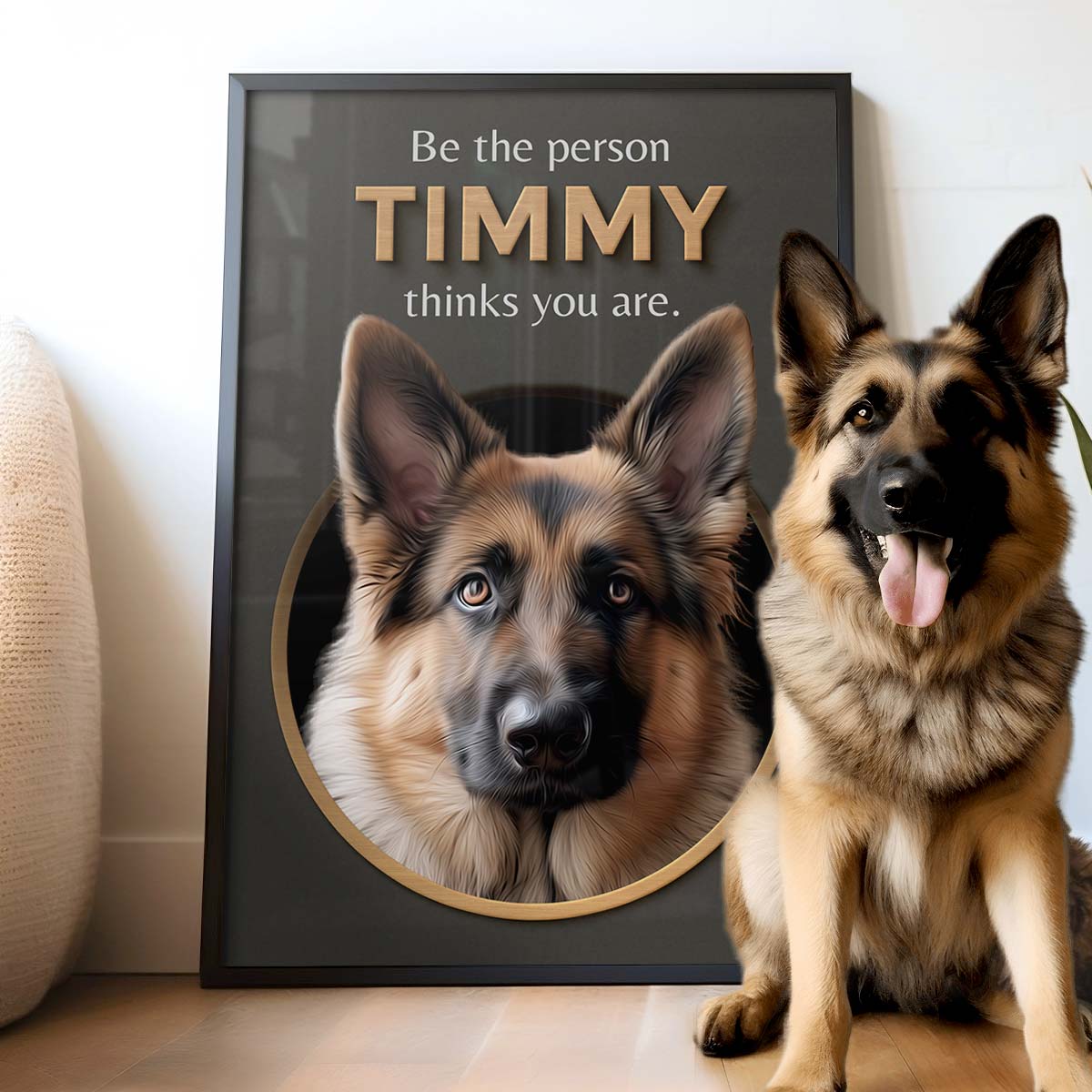 Be The Person - Custom Dog Portrait