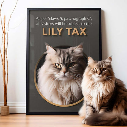 Cat Tax - Custom Cat Portrait