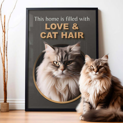 Love & Cat Hair - Custom Cat Portrait