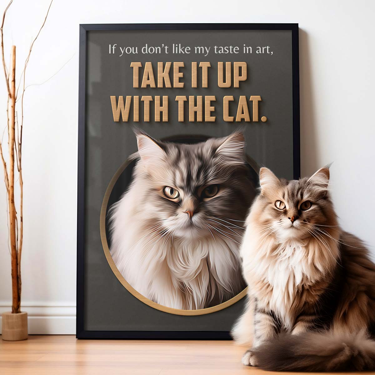 Taste In Art - Custom Cat Portrait