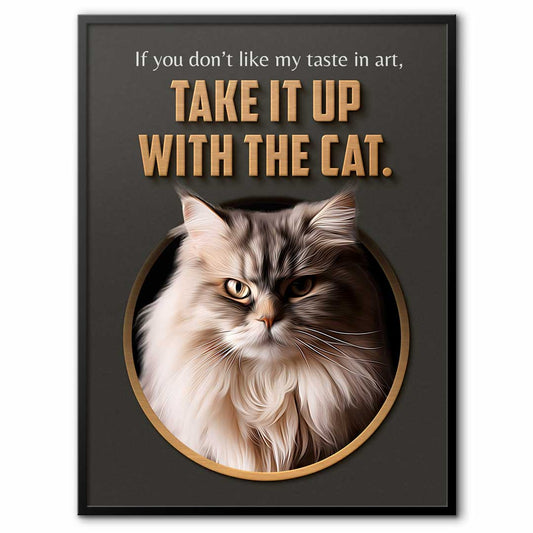 Taste In Art - Custom Cat Portrait