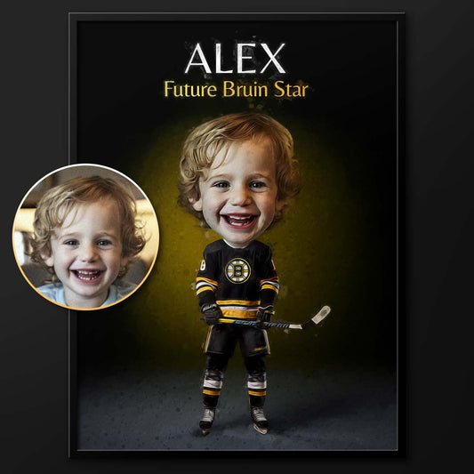 The Athlete - Custom Child Caricature