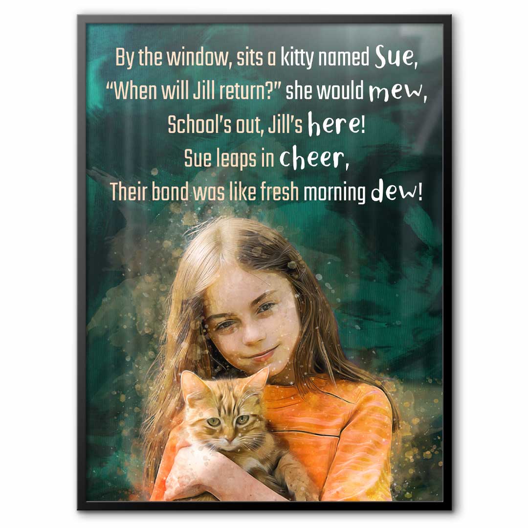 Cat & Human Limerick - Custom Pet Poetry