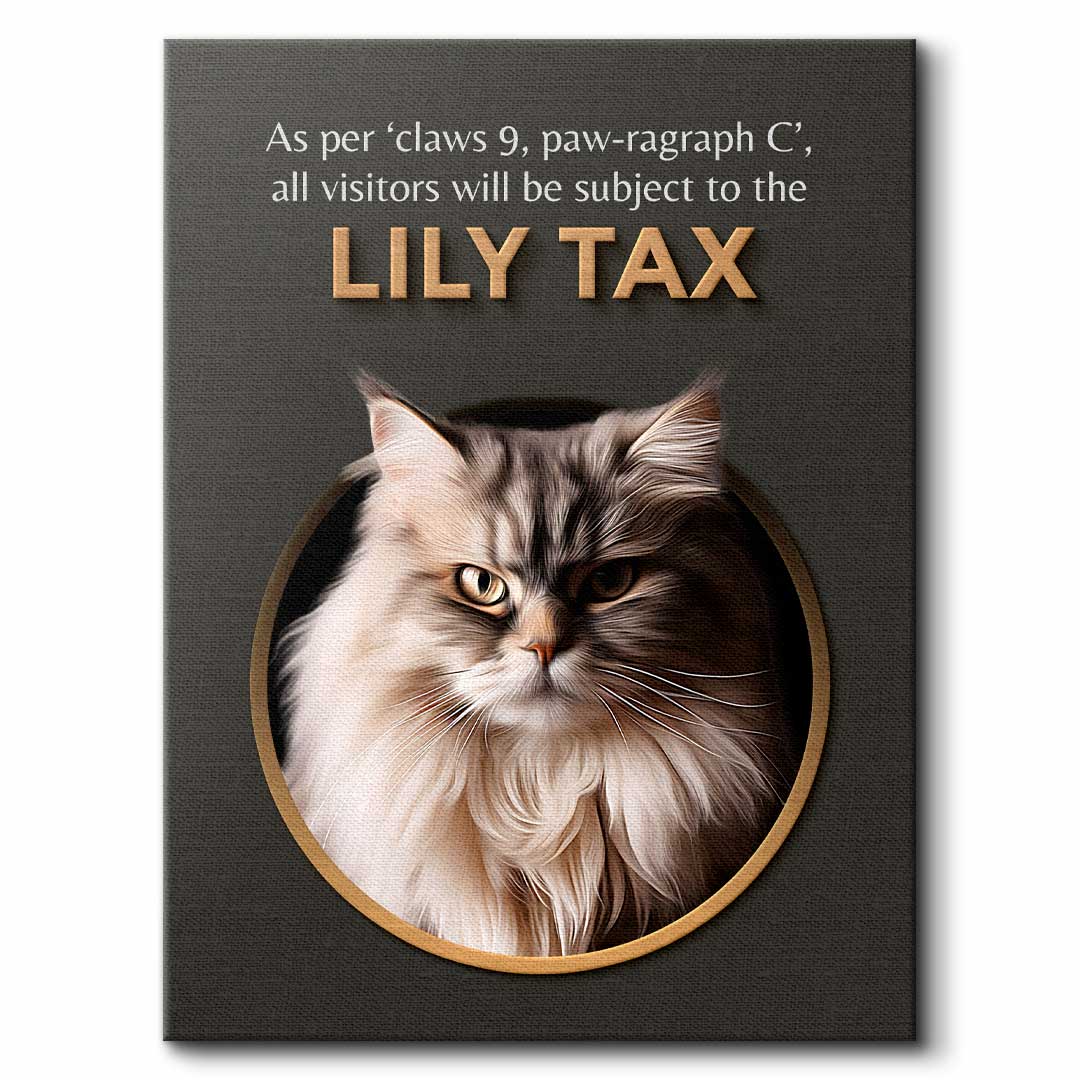 Cat Tax - Custom Cat Portrait