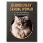 Strong Woman - Custom Cat Portrait