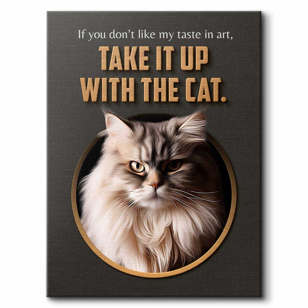 Taste In Art - Custom Cat Portrait