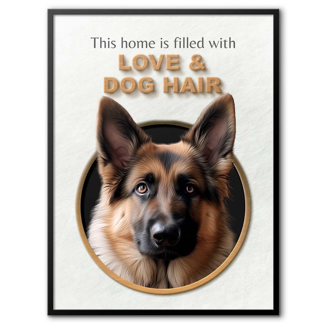 Love & Dog Hair - Custom Dog Portrait