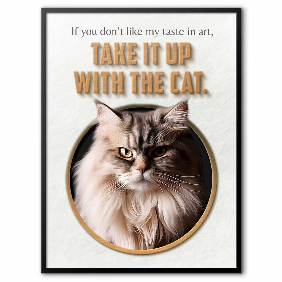 Taste In Art - Custom Cat Portrait