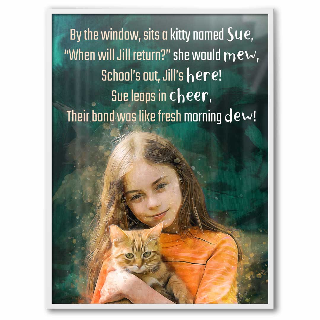 Cat & Human Limerick - Custom Pet Poetry