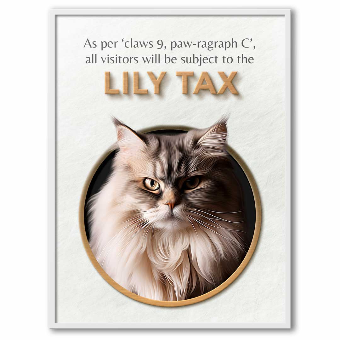 Cat Tax - Custom Cat Portrait