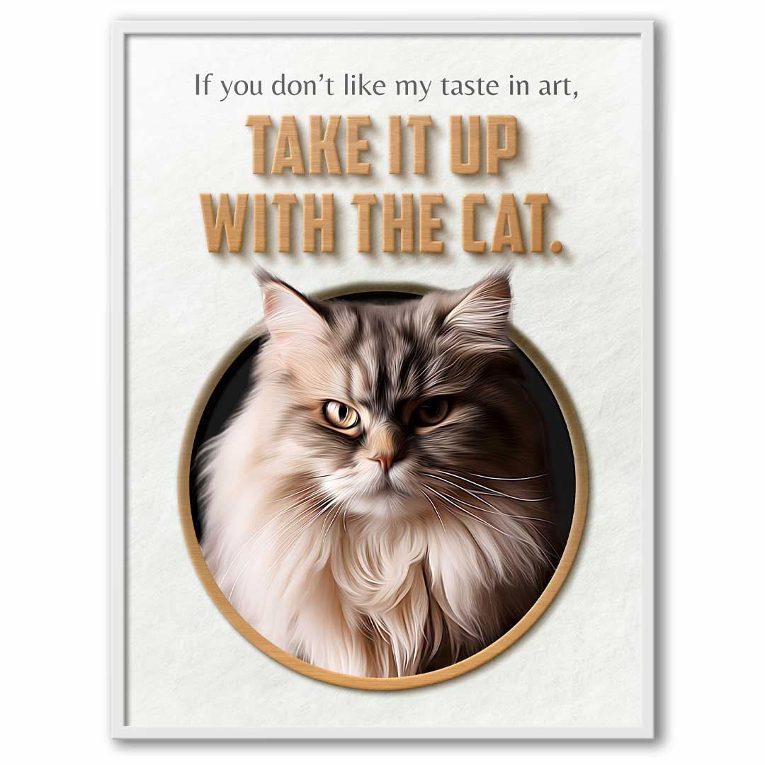 Taste In Art - Custom Cat Portrait