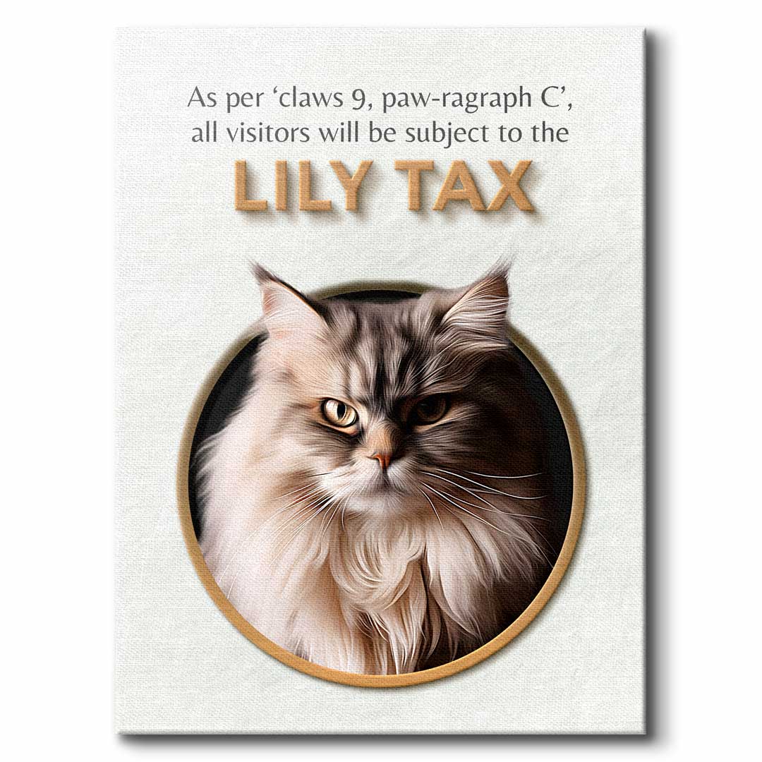 Cat Tax - Custom Cat Portrait