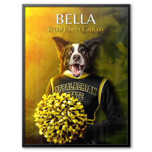 Appalachian State - Cheerleader Pet Portrait