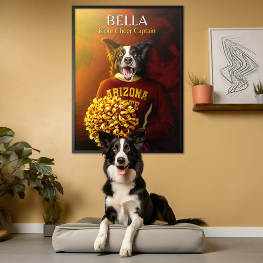 Arizona State - Cheerleader Pet Portrait