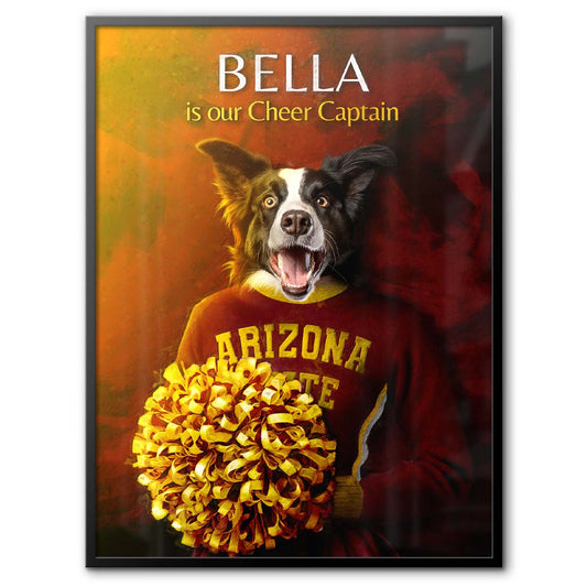 Arizona State - Cheerleader Pet Portrait