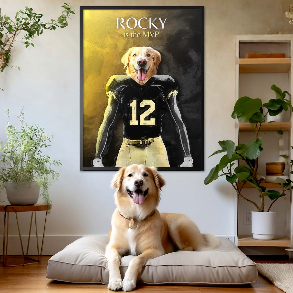 Army - Football Pet Portrait