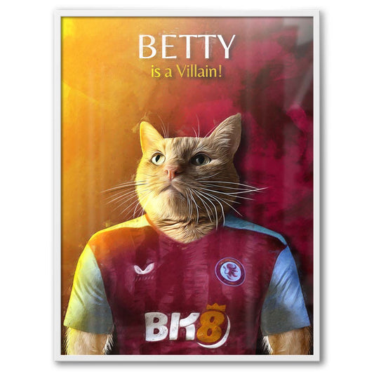 Aston - Football Pet Portrait