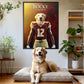 Boston - Football Pet Portrait