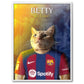 Barcelona - Football Pet Portrait