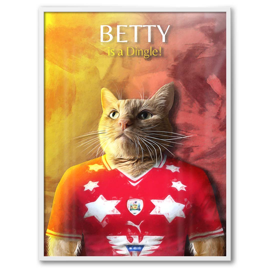 Barnsley - Football Pet Portrait