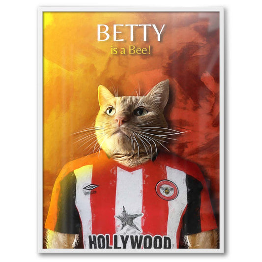 Brentford - Football Pet Portrait