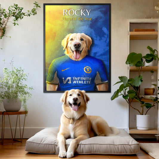 London (Chelsea) - Football Pet Portrait