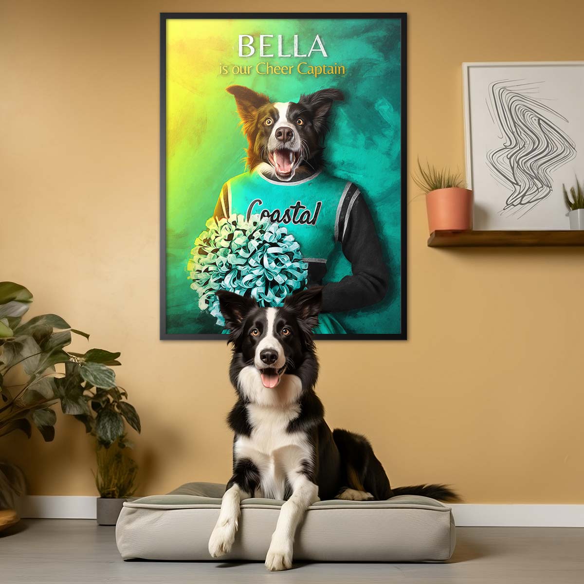 Coastal Carolina - Cheerleader Pet Portrait