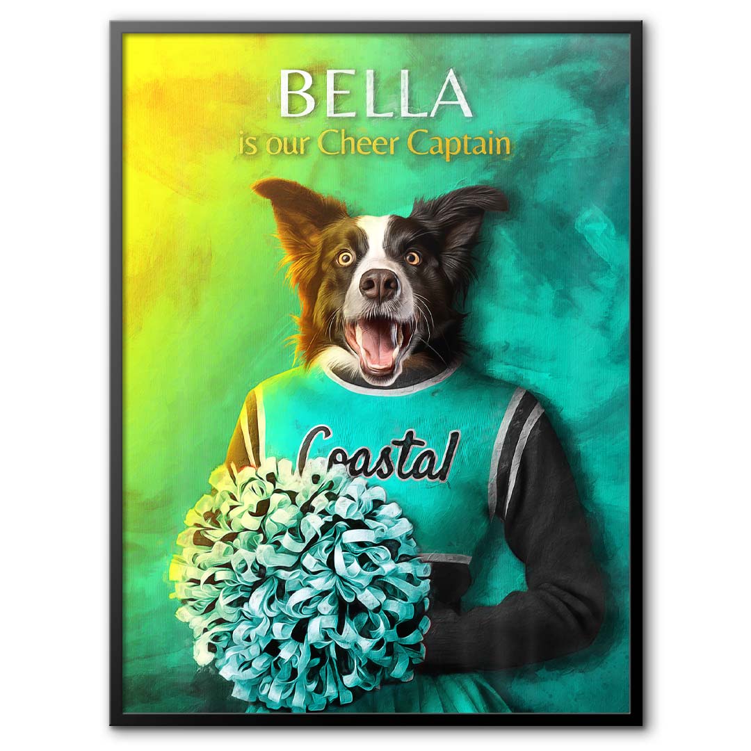 Coastal Carolina - Cheerleader Pet Portrait