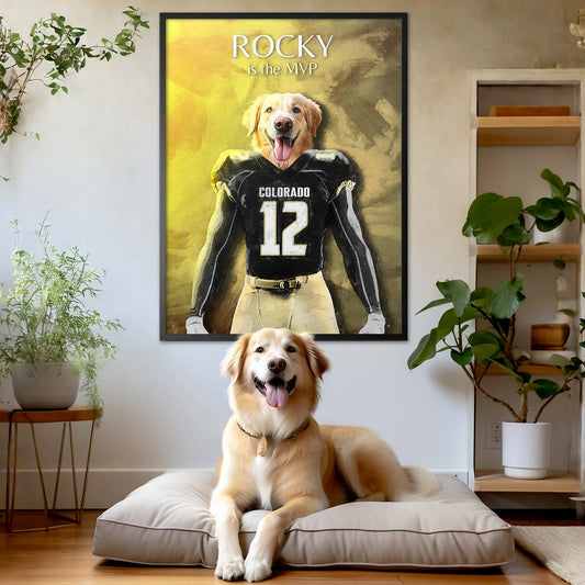 Colorado - Football Pet Portrait