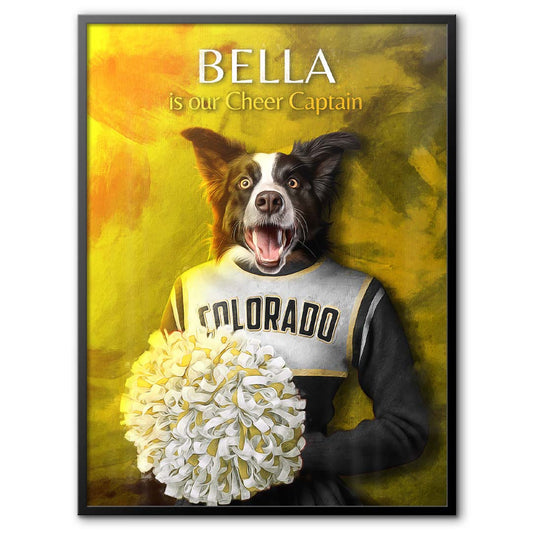 Colorado - Cheerleader Pet Portrait
