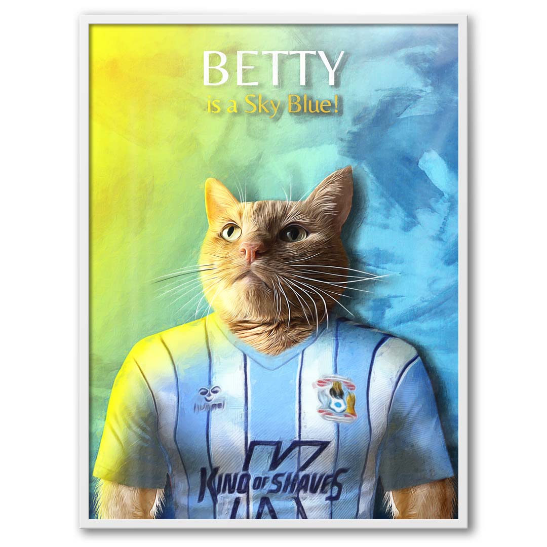 Coventry - Football Pet Portrait