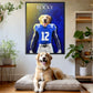 Duke - Football Pet Portrait