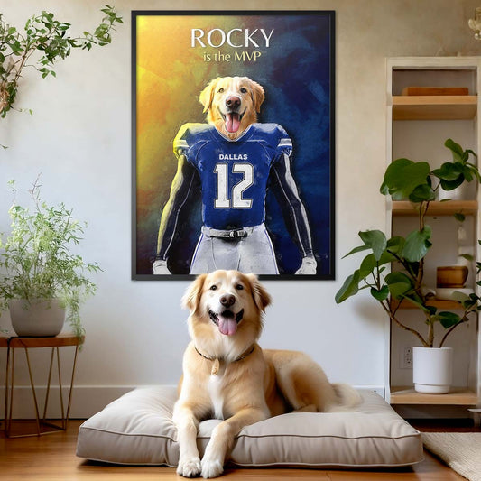 Dallas - Football Pet Portrait