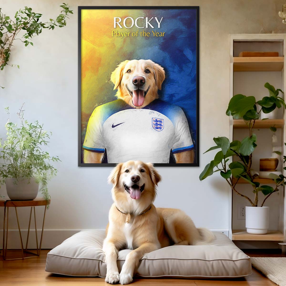 England - Football Pet Portrait