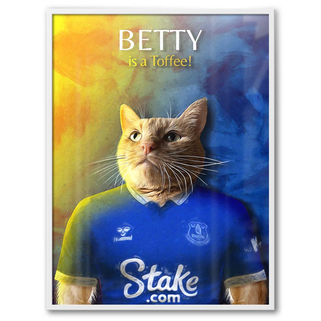 Everton - Football Pet Portrait