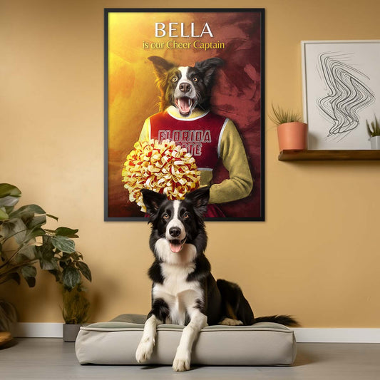 Florida State - Cheerleader Pet Portrait