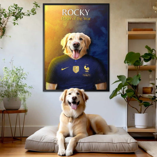 France - Football Pet Portrait