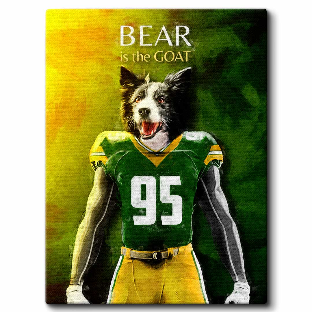 Green Bay - Football Pet Portrait