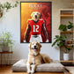 Georgia - Football Pet Portrait