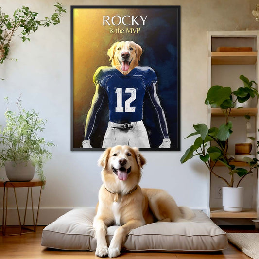 Georgia (Southern) - Football Pet Portrait