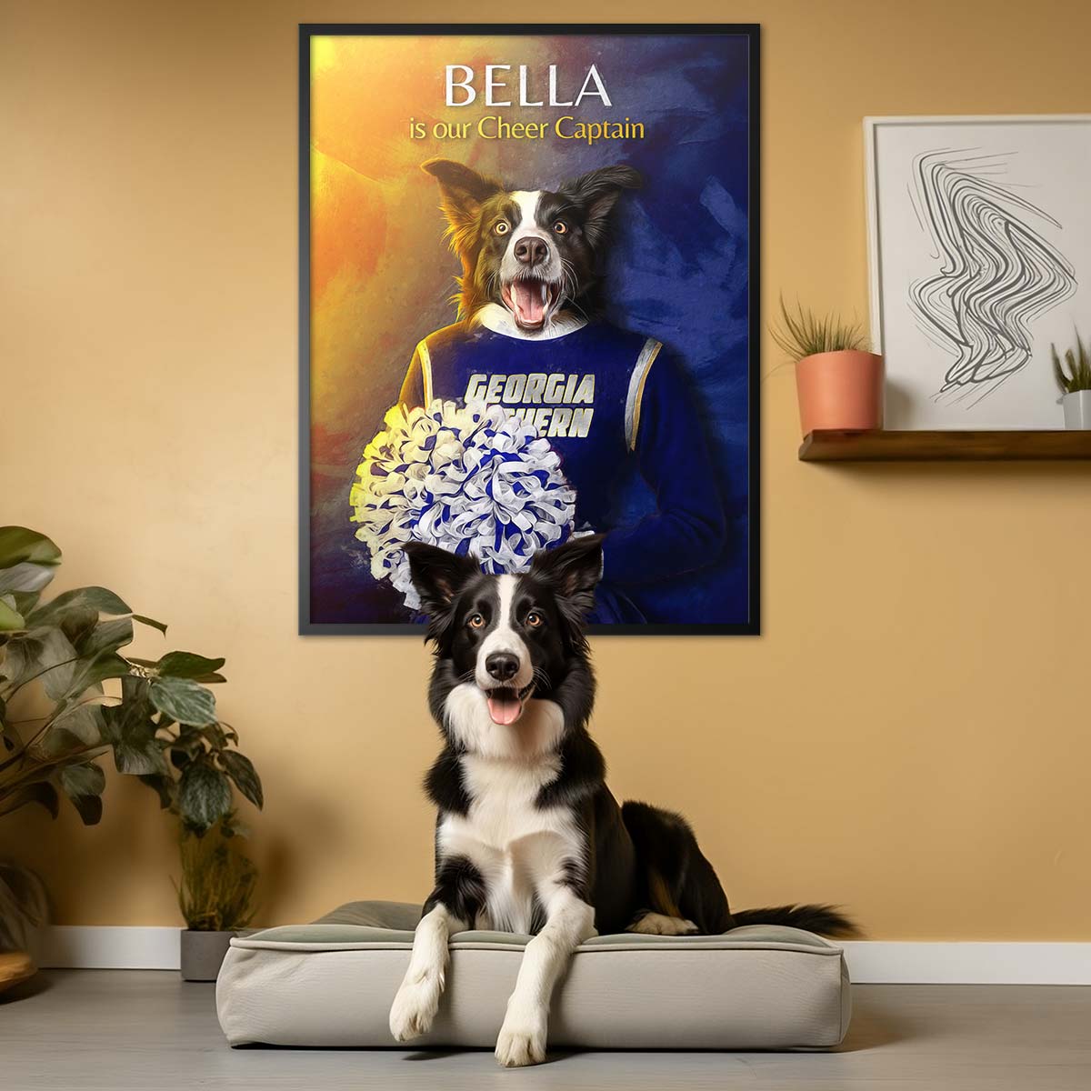 Georgia (Southern) - Cheerleader Pet Portrait