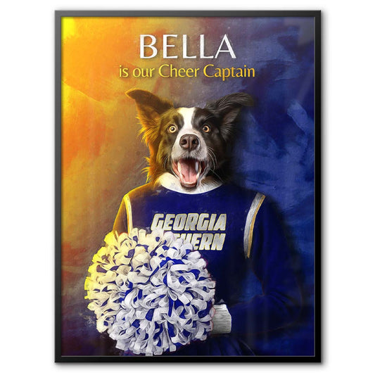 Georgia (Southern) - Cheerleader Pet Portrait