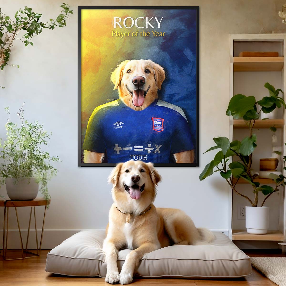 Ipswich - Football Pet Portrait