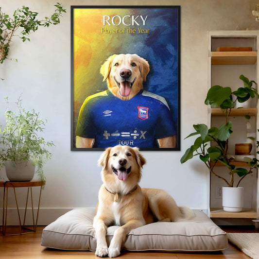 Ipswich - Football Pet Portrait