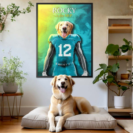 Jacksonville - Football Pet Portrait