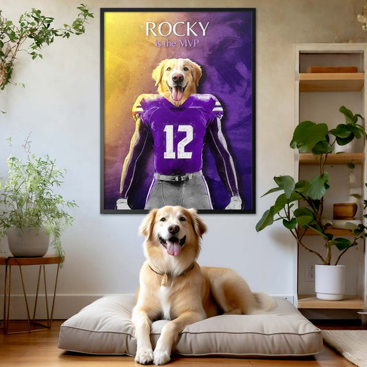 Kansas State - Football Pet Portrait