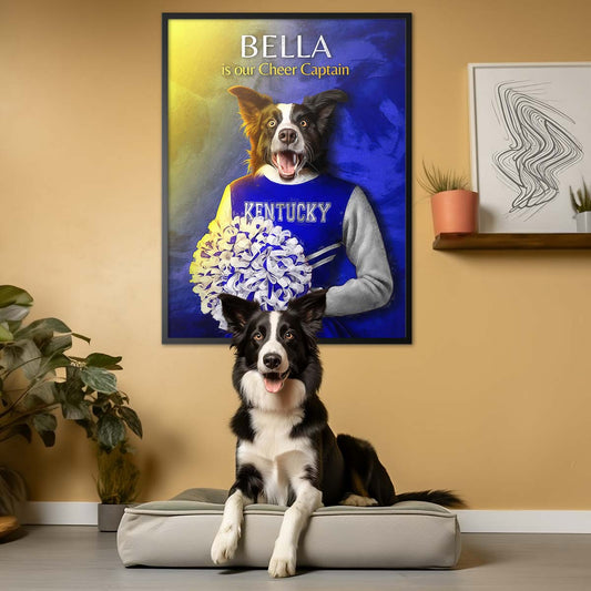 Kentucky - Cheerleader Pet Portrait