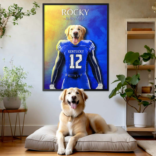 Kentucky - Football Pet Portrait