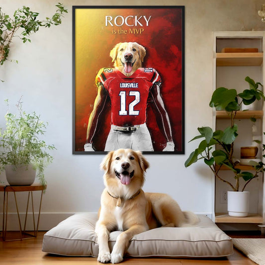 Louisville - Football Pet Portrait