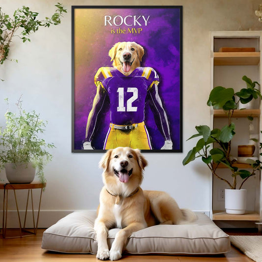 Louisiana State - Custom Pet Portrait